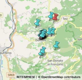 Mappa Via Don B. Cotoneschi, 50066 Reggello FI, Italia (0.59545)