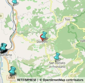 Mappa Via Don B. Cotoneschi, 50066 Reggello FI, Italia (3.8585)
