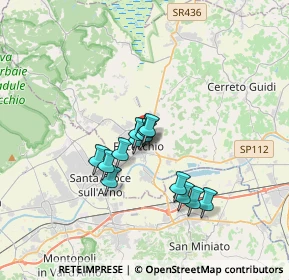 Mappa Via Antonio Vivaldi, 50054 Fucecchio FI, Italia (2.65385)