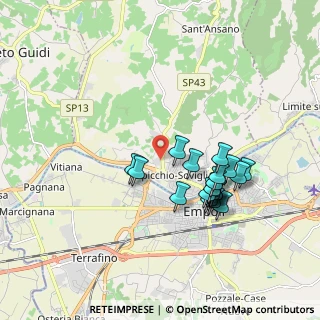 Mappa Via Pietramarina, 50053 Vinci FI, Italia (1.709)