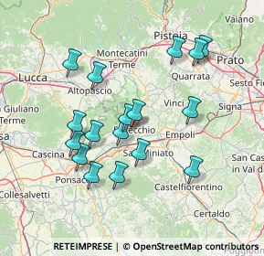 Mappa Via Ugo Foscolo, 50054 Fucecchio FI, Italia (14.03118)
