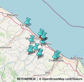 Mappa Via Canaletto, 60019 Senigallia AN, Italia (10.31462)