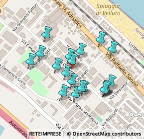 Mappa Via Canaletto, 60019 Senigallia AN, Italia (0.207)