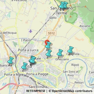 Mappa Via Fabbricone Pontecorvo, 56123 Pisa PI, Italia (2.43364)