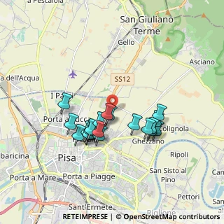 Mappa Via Fabbricone Pontecorvo, 56123 Pisa PI, Italia (1.5675)