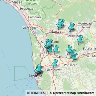 Mappa Via Fabbricone Pontecorvo, 56123 Pisa PI, Italia (15.2275)