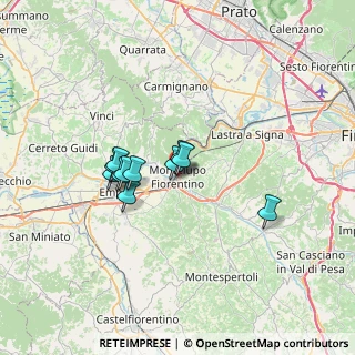 Mappa Piazza VIII Marzo, 50056 Montelupo Fiorentino FI, Italia (5.02182)