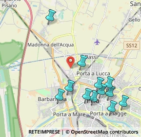 Mappa Via Pietrasantina, 56122 Pisa PI, Italia (2.36583)