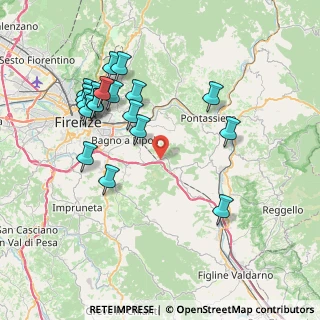 Mappa Via Vecchia Aretina, 50012 Bagno a Ripoli FI, Italia (8.28526)