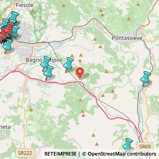 Mappa Via Vecchia Aretina, 50012 Bagno a Ripoli FI, Italia (8.371)