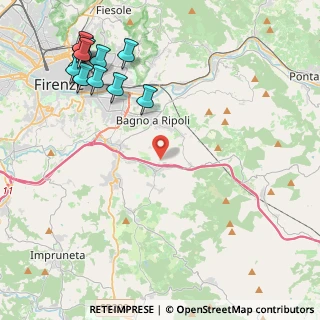 Mappa Via Romanelli, 50012 Bagno a Ripoli FI, Italia (5.76)
