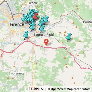 Mappa Via Romanelli, 50012 Bagno a Ripoli FI, Italia (4.9475)
