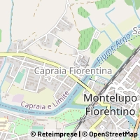 Mapa Capraia e Limite