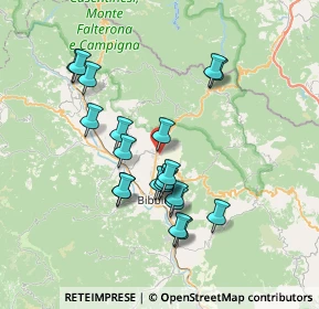 Mappa Via del Tessitore, 52010 Bibbiena AR, Italia (6.877)