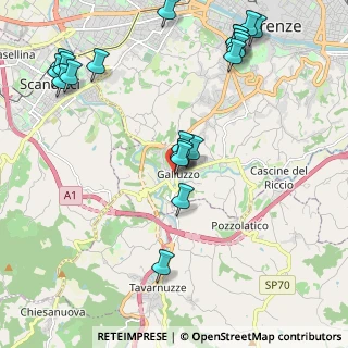 Mappa Via dei Giandonati, 50124 Firenze FI, Italia (2.637)