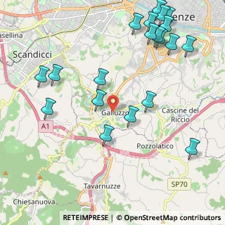Mappa Via dei Giandonati, 50124 Firenze FI, Italia (2.724)
