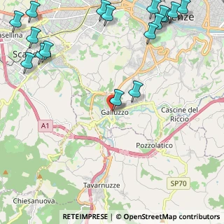 Mappa Via dei Giandonati, 50124 Firenze FI, Italia (3.45882)