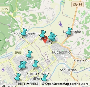 Mappa Via del Castelluccio, 50054 Fucecchio FI, Italia (2.0975)
