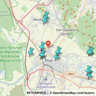 Mappa Via Salvo D'Acquisto, 56025 Pisa PI, Italia (4.83167)