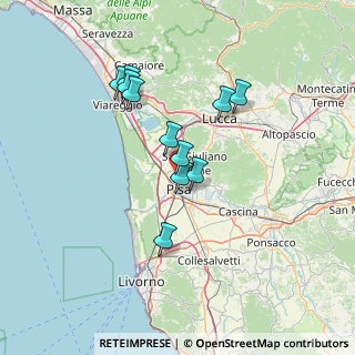 Mappa Via Salvo D'Acquisto, 56025 Pisa PI, Italia (12.04091)