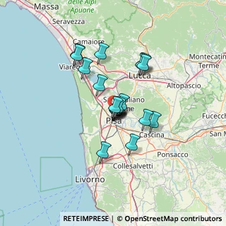 Mappa Via Salvo D'Acquisto, 56025 Pisa PI, Italia (9.5585)