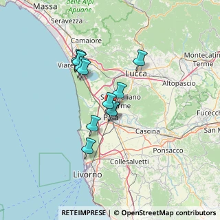 Mappa Via Salvo D'Acquisto, 56025 Pisa PI, Italia (11.1325)