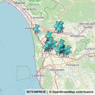 Mappa Via Salvo D'Acquisto, 56025 Pisa PI, Italia (9.046)