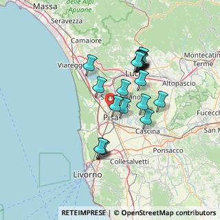 Mappa Via Salvo D'Acquisto, 56025 Pisa PI, Italia (12.3)