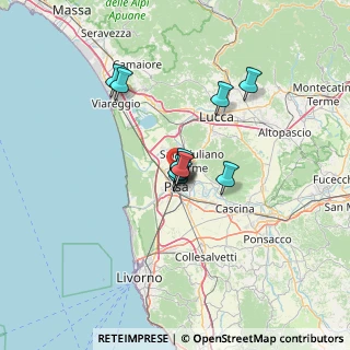 Mappa Via Salvo D'Acquisto, 56025 Pisa PI, Italia (8.97636)