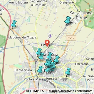 Mappa Via Salvo D'Acquisto, 56025 Pisa PI, Italia (2.32529)