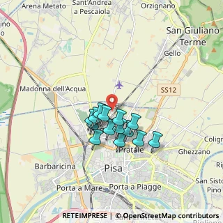 Mappa Via Salvo D'Acquisto, 56025 Pisa PI, Italia (1.30857)