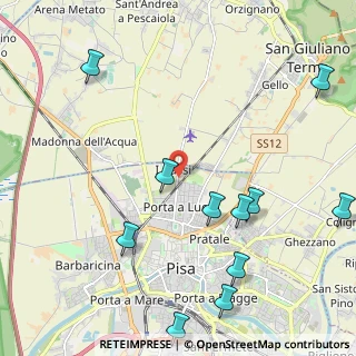 Mappa Via Salvo D'Acquisto, 56025 Pisa PI, Italia (2.78636)