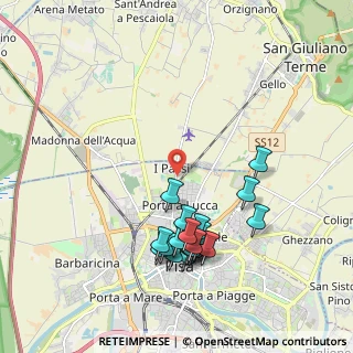 Mappa Via Salvo D'Acquisto, 56025 Pisa PI, Italia (2.089)
