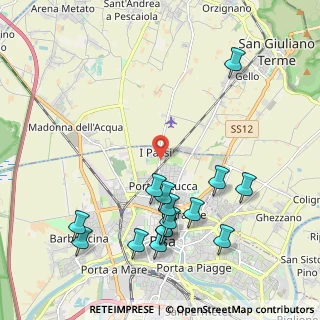 Mappa Via Salvo D'Acquisto, 56025 Pisa PI, Italia (2.42067)