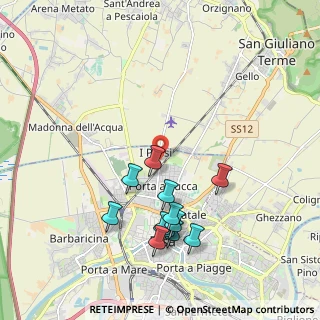 Mappa Via Salvo D'Acquisto, 56025 Pisa PI, Italia (2.04583)