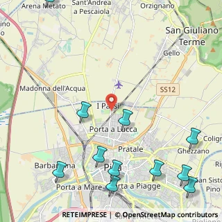 Mappa Via Salvo D'Acquisto, 56025 Pisa PI, Italia (3.3025)