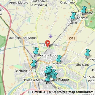 Mappa Via Salvo D'Acquisto, 56025 Pisa PI, Italia (3.01)