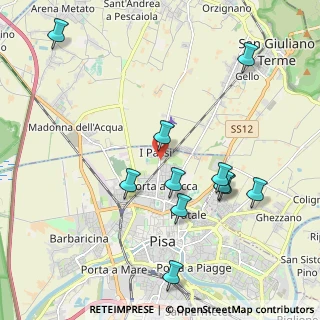 Mappa Via Salvo D'Acquisto, 56025 Pisa PI, Italia (2.23455)