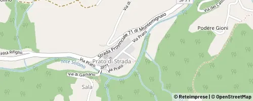 Mappa Castel San Niccolò