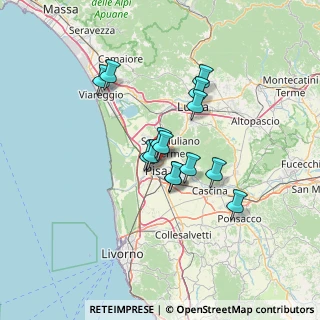 Mappa Via Matteo Marangoni, 56123 Pisa PI, Italia (10.45143)