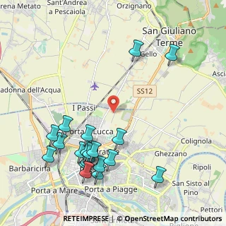 Mappa Via Matteo Marangoni, 56123 Pisa PI, Italia (2.5255)