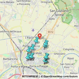 Mappa Via Matteo Marangoni, 56123 Pisa PI, Italia (2.13)