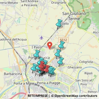 Mappa Via Matteo Marangoni, 56123 Pisa PI, Italia (2.0805)