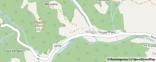 Mappa Castel San Niccolò