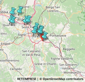 Mappa Via Fattucchiera, 50012 Bagno a Ripoli FI, Italia (14.815)