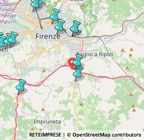 Mappa Via Fattucchiera, 50012 Bagno a Ripoli FI, Italia (5.61)