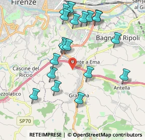 Mappa Via Fattucchiera, 50012 Bagno a Ripoli FI, Italia (2.14)