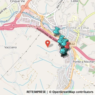 Mappa Via Fattucchiera, 50012 Bagno a Ripoli FI, Italia (0.36071)