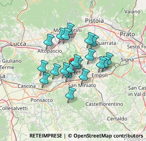 Mappa Via Don Giovanni Minzoni, 50054 Fucecchio FI, Italia (10.0915)