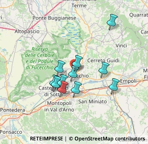Mappa Via Don Giovanni Minzoni, 50054 Fucecchio FI, Italia (5.69)